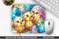 Mouse Pad Sublimation, Easter Mouse Pad PNG Design Product Image 1