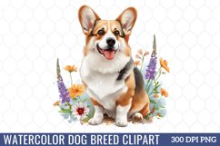 Watercolor Dog Breed Clipart Product Image 1