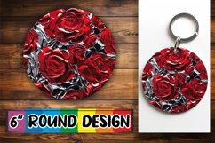 Assorted Flower Circle Sublimation Options Product Image 1