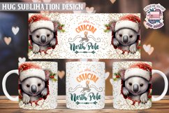 Christmas Mug Wrap Sublimation Funny Quote 3D Wall Animal Product Image 1