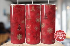 Christmas Red Tumbler | Christmas Tumbler Wrap Product Image 1