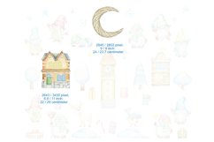 Christmas Gnomes PNG. Watercolor clipart. Winter clip art. N Product Image 4