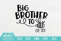 Big Brother To Be SVG - 2021 New Big Brother Announcement Product Image 2