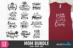 12 Mom bundle SVG quotes Product Image 1