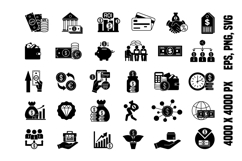 Glyph Dollar Icons Product Image 1
