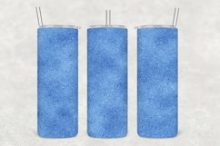 Blue Glitter Tumbler Wrap Sublimation Product Image 1