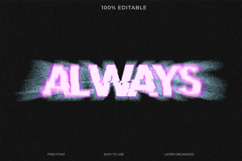 Stylish Always Text Graphic for Design Projects Product Image 1