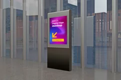 Kiosk Digital Sign Mockup Product Image 1