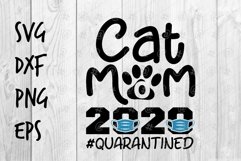 Cat Mom 2020 SVG design Product Image 1