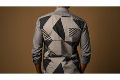shapes grey shirt back Product Image 1