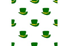 Irish holiday St Patrick day, seamless headdress hats Product Image 5