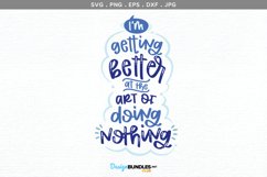 Doing Nothing - svg , printable, sublimation Product Image 2