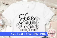 She is far more precious than jewels - Women Empowerment Svg Product Image 1