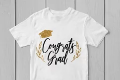 Congrats Grad - Graduation SVG EPS DXF PNG Cutting Files Product Image 3