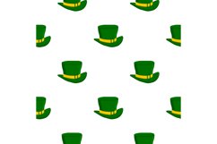 Irish holiday St Patrick day, seamless headdress hats Product Image 10