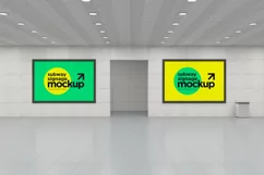 Subway Two Signage Mockup Product Image 1