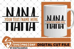 Nana svg, Mother's Day svg, Mom Life svg, Monogram svg, Mom Product Image 2