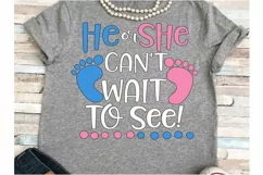 Baby SVG DXF JPEG Silhouette Cameo Cricut Gender reveal svg Product Image 1