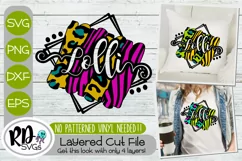Lolli Brushstroke - A Layered Cricut SVG for Mother's Day Product Image 1