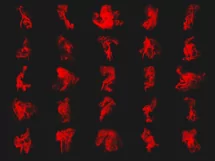 200 RED SMOKE TRANSPARENT PNG FILES, PHOTOSHOP OVERLAYS Product Image 12