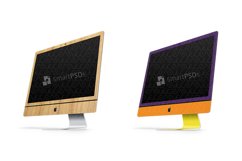 Apple iMac 21.5-inch Vinyl Skin Design Mockup 2015 Product Image 3