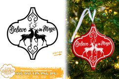 Arabesque Christmas Ornament SVG | Arabesque TIle Ornament Product Image 2