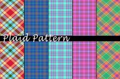 Plaid Pattern Digital Paper Bundle Product Image 1