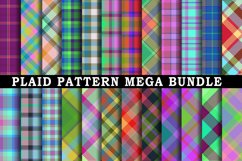 Plaid Pattern Mega Digital Paper Bundle Product Image 1