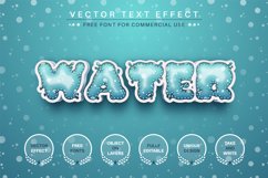 Water - Editable Text Effect, Font Style Product Image 1