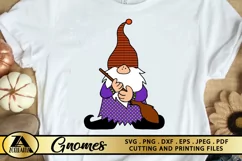 Gnome SVG PNG EPS DXF Halloween Gnomes SVG Witch Gnome SVG Product Image 2