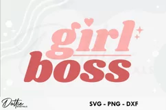 Girl Boss SVG DXF PNG Feminism Feminist Women Product Image 1