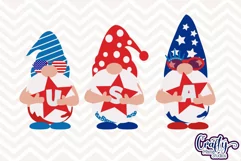 USA Gnomes | 4th Of July Patriotic Svg Design Product Image 2