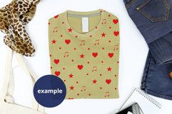 Folded T-shirt Mockup Natural Color, Sand, Cornsilk t-shirt Product Image 2