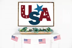 USA SVG Cut File - Patriotic SVG DXF EPS PNG Product Image 3