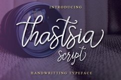 Web Font Thastsia Script Product Image 1