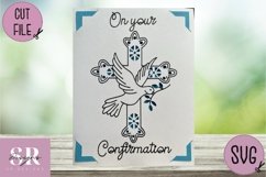 Confirmation insert card | Paper cutting | Cricut Joy card Product Image 3