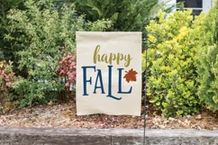 Happy Fall SVG Cut File - Fall Farmhouse SVG PNG DXF EPS Product Image 5
