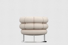 Isometric Arm Chair 3D isolated render Product Image 1