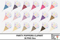 Party Poppers Striped Clipart Product Image 3