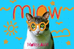 Monstahh Layered Typeface - Free Font of The Week Product Image 3
