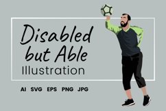 Disabled but Able Vector Illustration Product Image 1