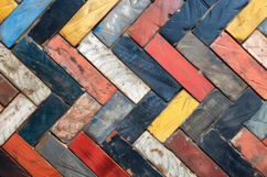 Colorful Wooden Floor Background Wallpaper Product Image 1