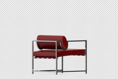 Isometric Arm Chair 3D isolated render Product Image 1