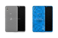 Vivo V11 Pro Vinyl Skin Design Mockup 2018 Product Image 1
