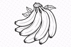 Bananas Coloring Pages for Kids | Fun &amp; Kid-Friendly Product Image 1