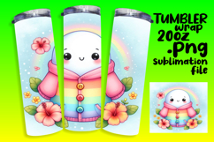 Perfect Gift: 20oz Tumbler Design , Cute Ghost Product Image 1