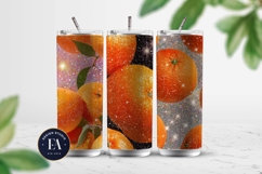 Glitter Orange Pattern | Sparkly Citrus Texture Product Image 2