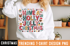 Have a Holly Jolly Christmas Sublimation Design Product Image 1