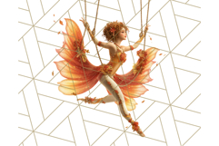 Autumn Circus Performers Clipart Vintage Characters PNG Product Image 2