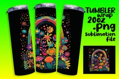 Noir Chromatic Beauty: Sublimation Tumbler Artistry Product Image 1